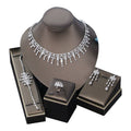 Love Heart Copper Jewelry Set – Necklace, Earrings, Bracelet & Ring