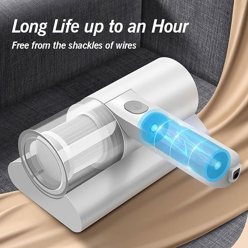 Dust & Mite Vacuum Cleaner – Cordless HEPA Filter Home Cleaner