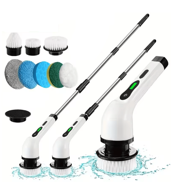 Electric Cleaning Brush JY-6010 – Cordless Multi-Surface Scrubber